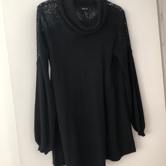 Black cowl neck sweater - Picture 4 of 4